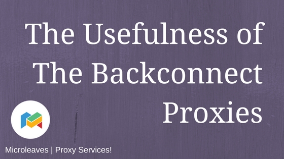 Backconnect Proxies