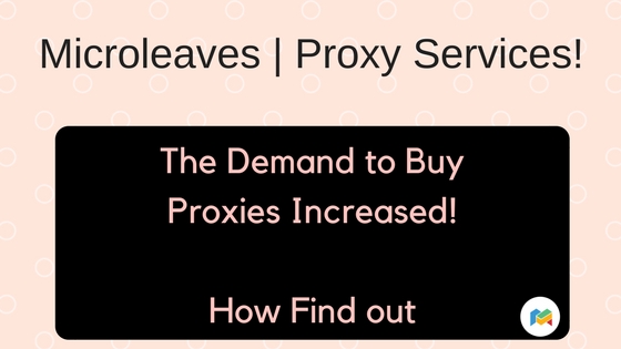 buy Proxies Demand