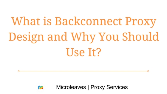 Backconnect Proxy Design