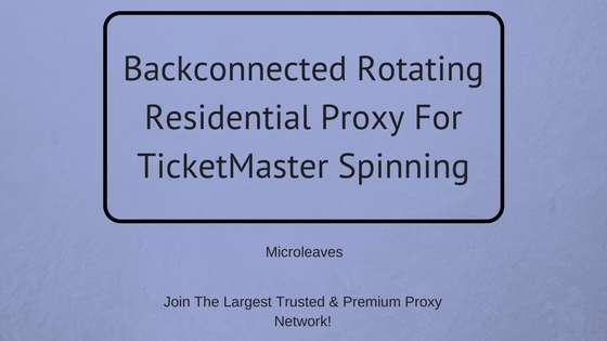 backconnect Residential Rotating Proxies
